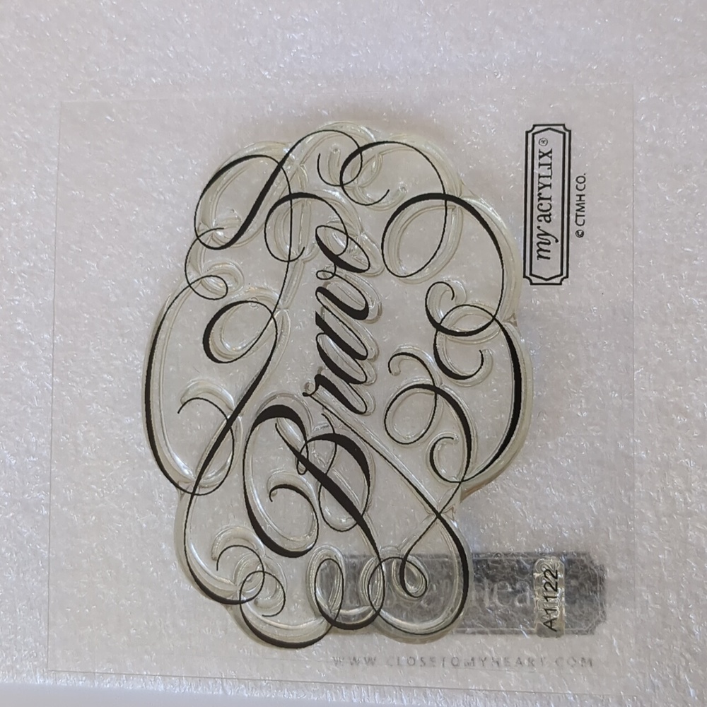 Cling stamp set Bravo CTMH/Stampin Up
